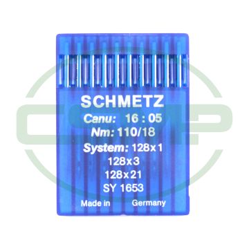 128X1 SIZE 110 PACK OF 10 NEEDLES SCHMETZ