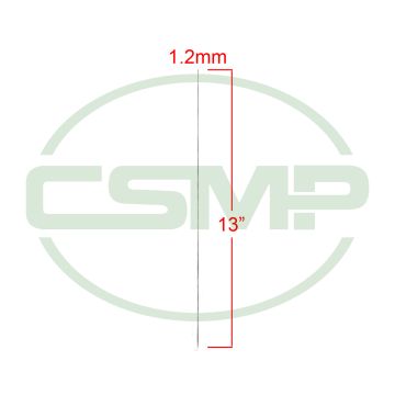 1.2MM CLOTH DRILL NEEDLE TAPERED POINT 13"