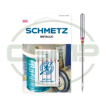 SCHMETZ METALLIC SIZE 80 PACK OF 5 CARDED