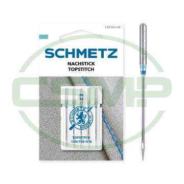 SCHMETZ TOPSTITCH SIZE 90 PACK OF 5 CARDED