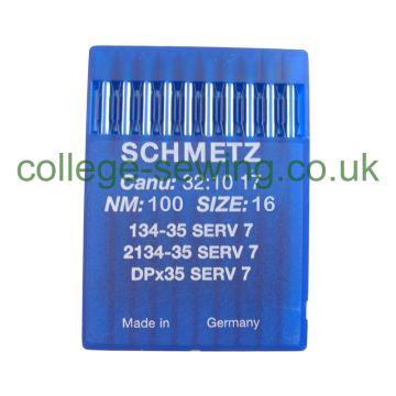 134-35 SERV 7 SIZE 100 PACK OF 10 NEEDLES SCHMETZ