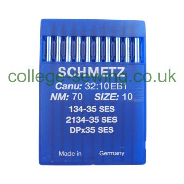 134-35 SES SIZE 70 PACK OF 10 NEEDLES SCHMETZ