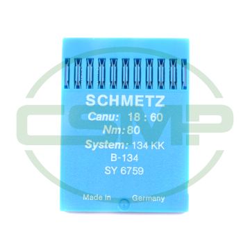 134KK SIZE 80 PACK OF 10 NEEDLES SCHMETZ