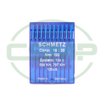 134K SIZE 150 PACK OF 10 NEEDLES SCHMETZ