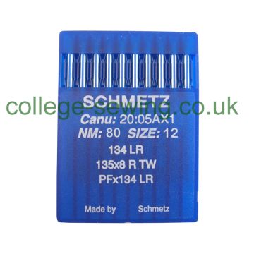 134LR SIZE 80 PACK OF 10 NEEDLES SCHMETZ