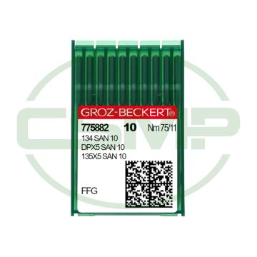 134 SAN10 FFG SIZE 75 GROZ BECKERT PACK OF 10 NEEDLES