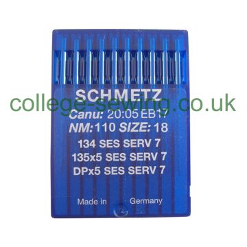 134SES SERV7 SIZE 110 PACK OF 10 NEEDLES SCHMETZ