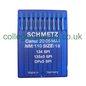 134 SPI SIZE 110 PACK OF 10 NEEDLES SCHMETZ