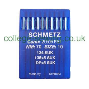 134 SUK SIZE 70 PACK OF 10 NEEDLES SCHMETZ