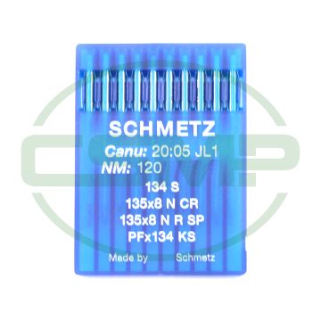 134S SIZE 120 PACK OF 10 NEEDLES SCHMETZ