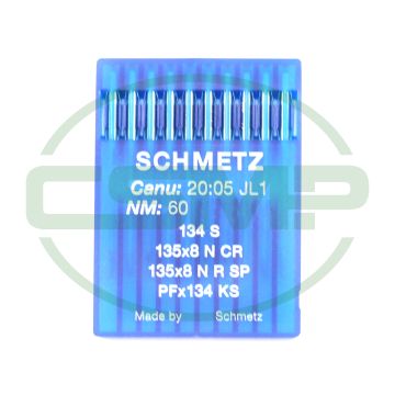 134S SIZE 60 PACK OF 10 NEEDLES SCHMETZ