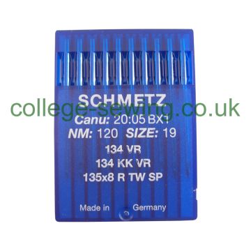 134VR SIZE 120 PACK OF 10 NEEDLES SCHMETZ