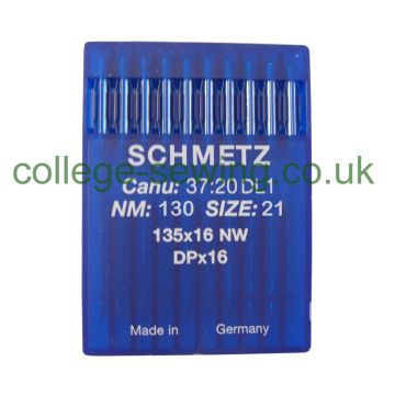 135X16NW SIZE 130 PACK OF 10 NEEDLES SCHMETZ