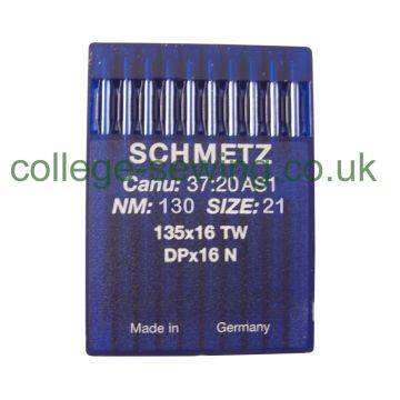 135X16NTW SIZE 130 PACK OF 10 NEEDLES SCHMETZ