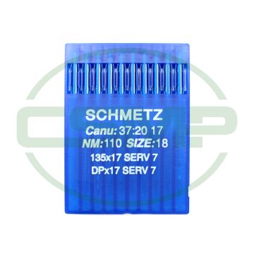 135X17 SERV7 SIZE 110 PACK OF 10 NEEDLES SCHMETZ