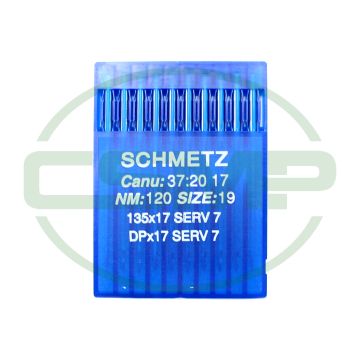 135X17 SERV7 SIZE 120 PACK OF 10 NEEDLES SCHMETZ