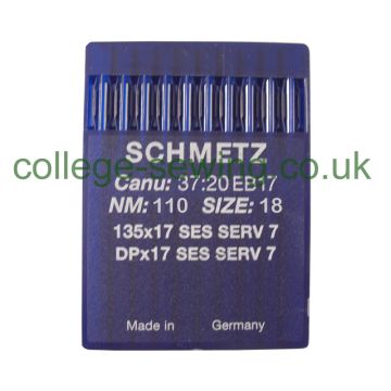 135X17 SES SERV7 SIZE 110 PACK OF 10 NEEDLES SCHMETZ