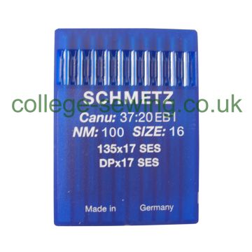 135X17 SES SIZE 100 PACK OF 10 NEEDLES SCHMETZ