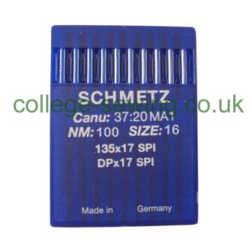 135X17SPI SIZE 100 PACK OF 10 NEEDLES SCHMETZ