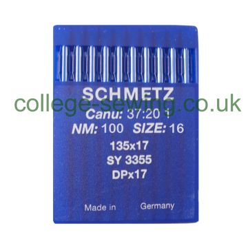 135X17 SIZE 100 PACK OF 10 NEEDLES SCHMETZ