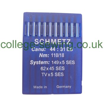 149X5SES SIZE 110 PACK OF 10 NEEDLES SCHMETZ