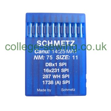 16X231 SPI SIZE 75 PACK OF 10 NEEDLES SCHMETZ