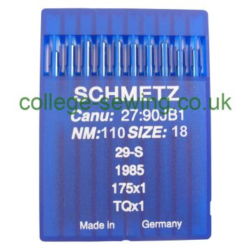 175X1 SIZE 110 PACK OF 10 NEEDLES SCHMETZ