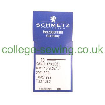 175X7 SES SIZE 110 PACK OF 10 NEEDLES SCHMETZ