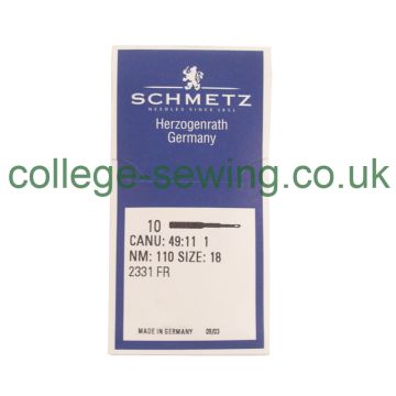 2331FR SIZE 110 PACK OF 10 NEEDLES SCHMETZ