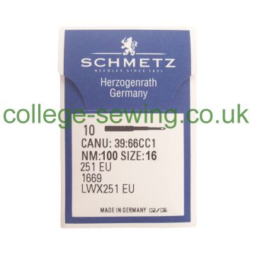 251EU SIZE 100 PACK OF 10 NEEDLES SCHMETZ