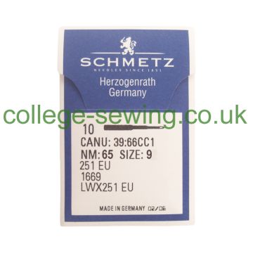 251EU SIZE 65 PACK OF 10 NEEDLES SCHMETZ