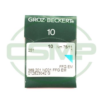 251FFG SIZE 75 PACK OF 10 NEEDLES GROZ BECKERT