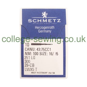 251LG SIZE 100 PACK OF 10 NEEDLES SCHMETZ