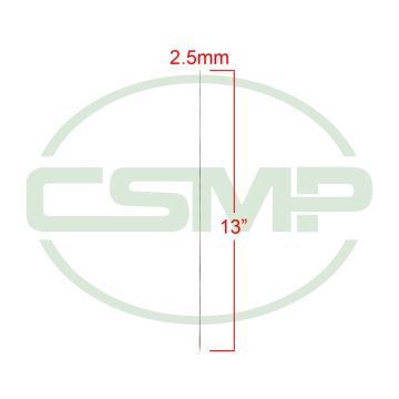 2.5MM CLOTH DRILL NEEDLE TAPERED POINT 13"