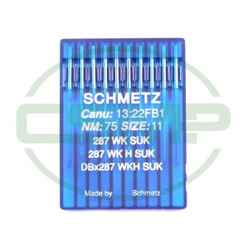 287WKH SUK SIZE 75 PACK OF 10 NEEDLES SCHMETZ