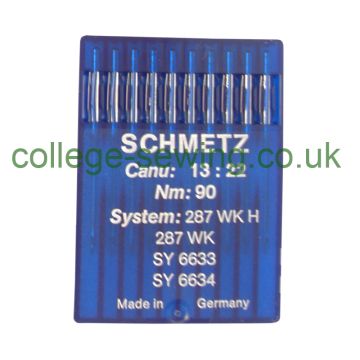 287WKH SIZE 90 PACK OF 10 NEEDLES SCHMETZ