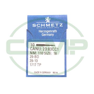 29-12 SIZE 110 PACK OF 10 NEEDLES SCHMETZ