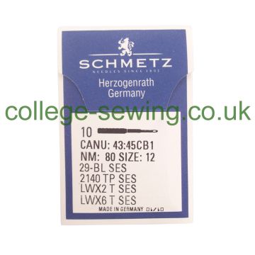 29-34 SES SIZE 80 PACK OF 10 NEEDLES SCHMETZ