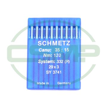 29 X 3 SIZE 120 PACK OF 10 NEEDLES SCHMETZ