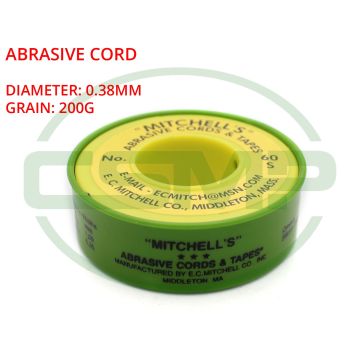 60-S MITCHELLS SILICONE CARBIDE CORD 0.38mm 200g