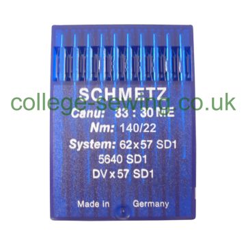 62X57 SD1 SIZE 140 PACK OF 10 NEEDLES SCHMETZ