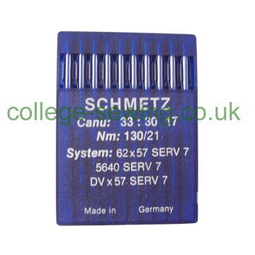 62X57 SERV7 SIZE 130 PACK OF 10 NEEDLES SCHMETZ