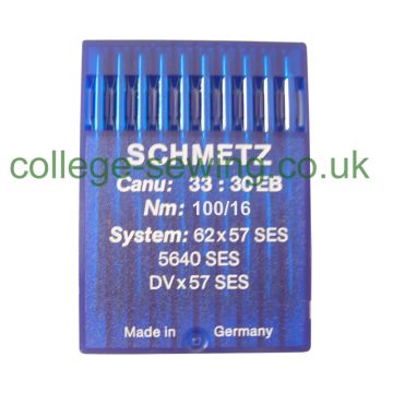 62X57 SES SIZE 110 PACK OF 10 NEEDLES SCHMETZ