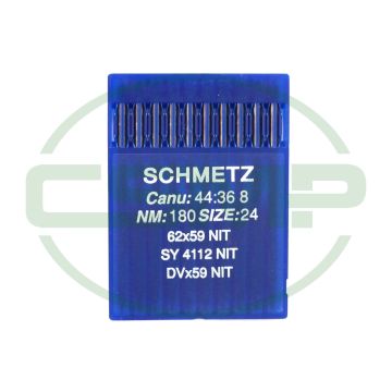 62X59NIT SIZE 180 NICKEL TEFLON SCHMETZ PACK OF 10 NEEDLES