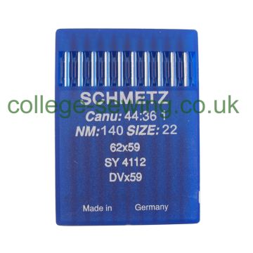 62X59 SIZE 140 PACK OF 10 NEEDLES SCHMETZ