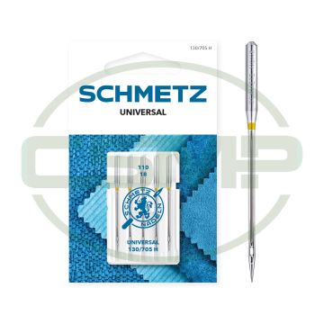 SCHMETZ UNIVERSAL SIZE 110 PACK OF 5 CARDED