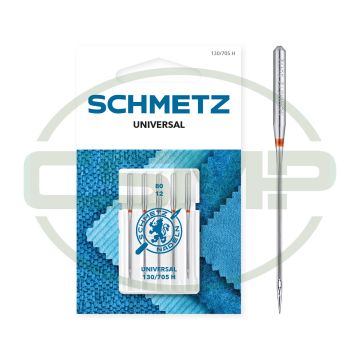 SCHMETZ UNIVERSAL SIZE 80 PACK OF 5 CARDED