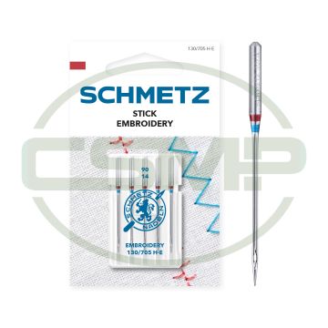 SCHMETZ EMBROIDERY SIZE 90 PACK OF 5 CARDED