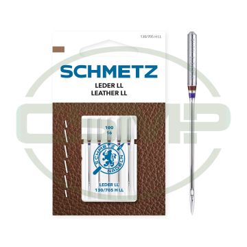 SCHMETZ LEATHER SIZE 100 PACK OF 5 CARDED