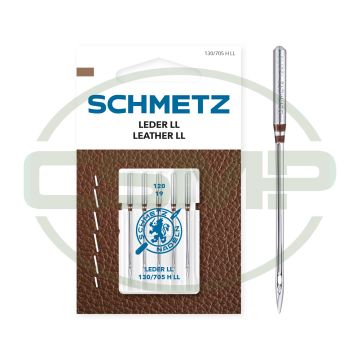 SCHMETZ LEATHER SIZE 120 PACK OF 5 CARDED